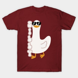 Silly Goose with Sunglasses _ Funny T-Shirt